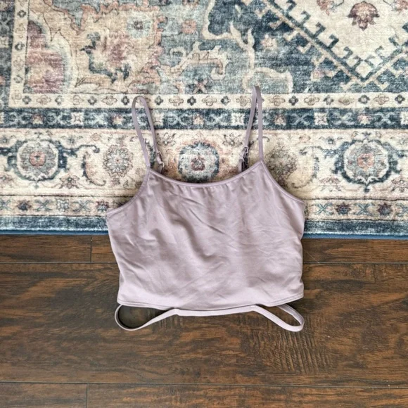 ALO Yoga Halo Bra Tank Lavender Smoke - Picture 4 of 8